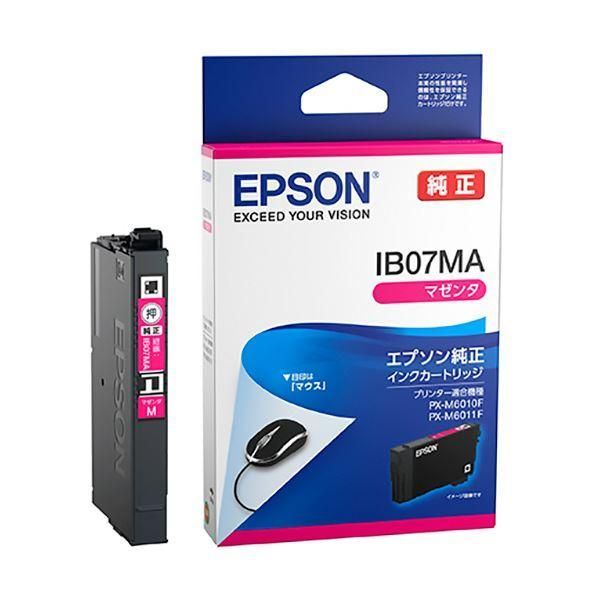 ds-（まとめ） エプソンインクカートリッジ マゼンタ IB07MA 1個 〔×5セット〕