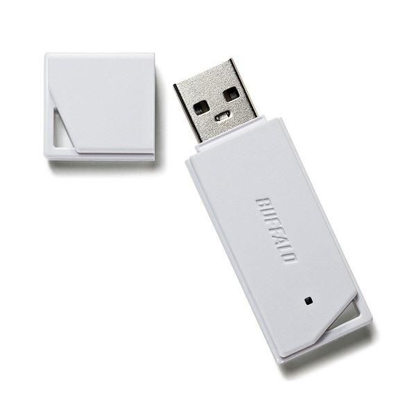ds-(まとめ) バッファローUSB2.0 どっちもUSBメモリー 32GB ホワイト RUF2-KR32GA-WH 1個 〔×5セット〕