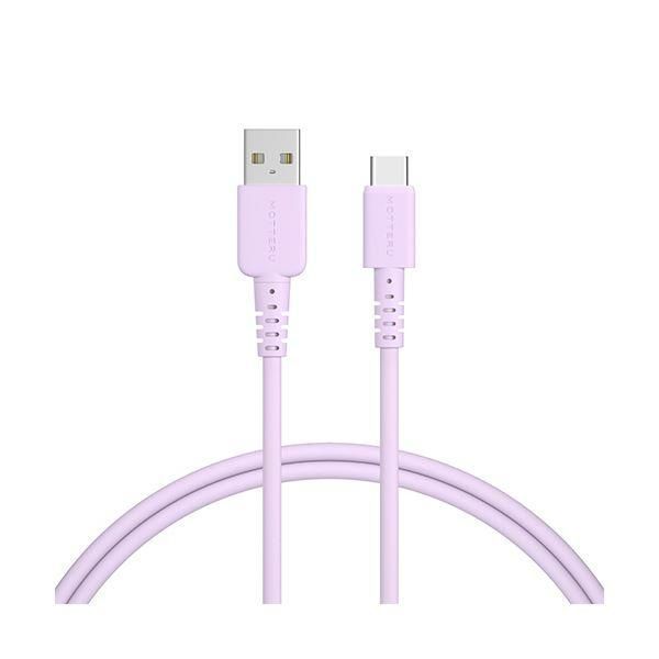 ds-（まとめ） オウルテックMOTTERU A to C シリコンケーブル ペールアイリス 1m MOT-SCBACG100-PU 1本 〔×3セット〕 6,367円