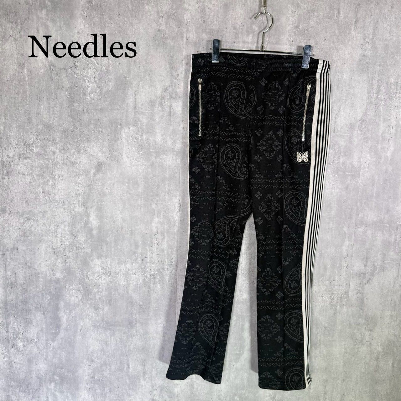 『Needles』ニードルズ(M)NUBIAN別注 Narrow Track Pant ペイズリー トラックパンツ 19,906円