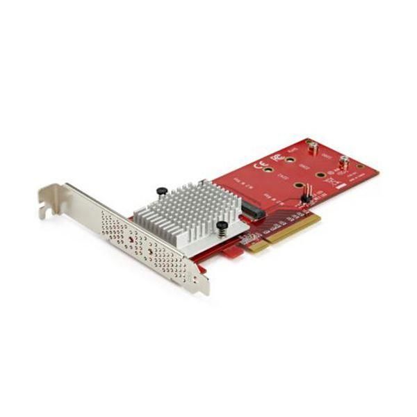 ds-StarTech.com M.2 PCIe SSDアダプターカード 2スロット PEX8M2E2 1個