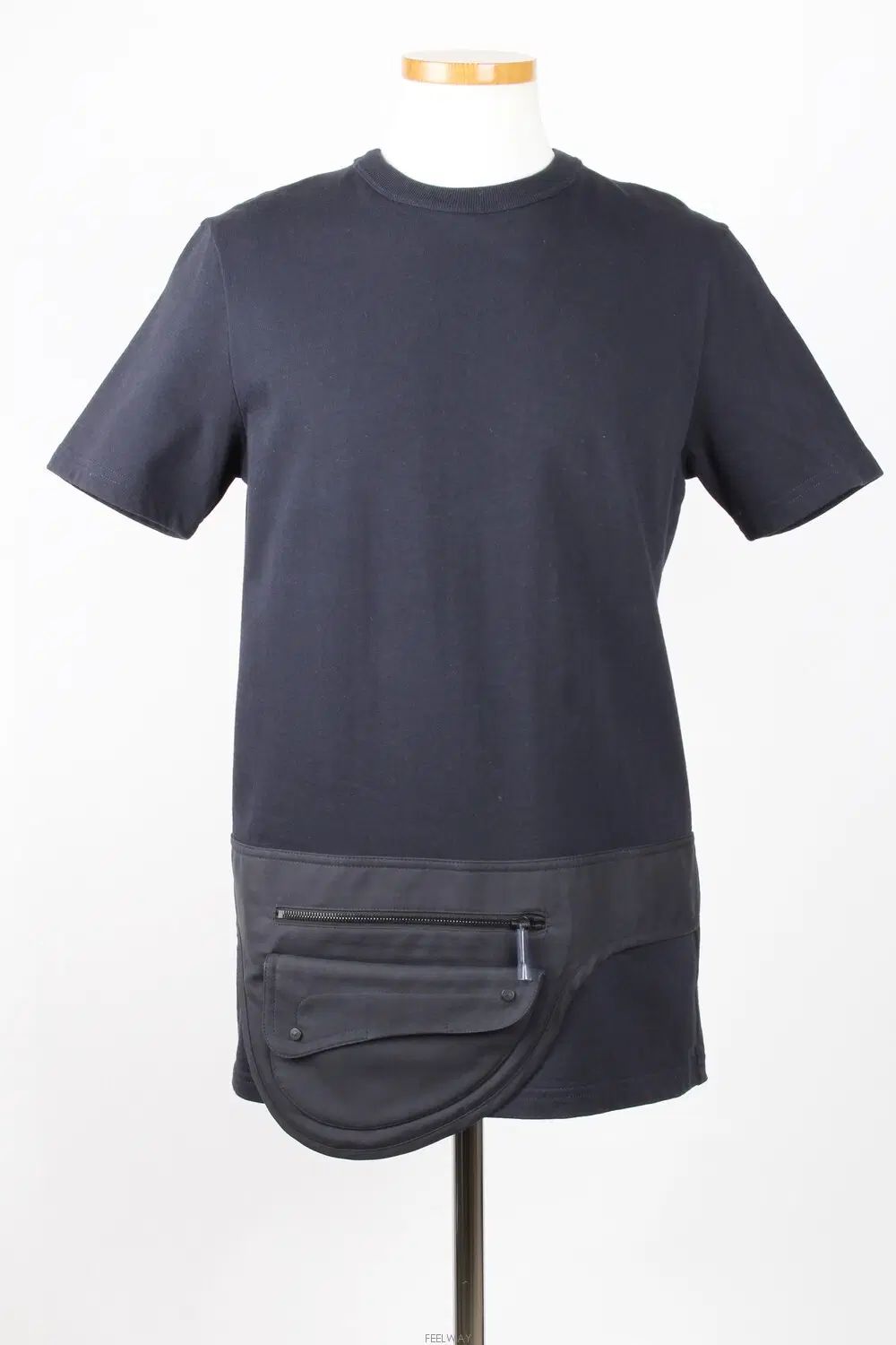 ディオール 新 サドル ポケット 半袖Tシャツ ネイビー S (95)