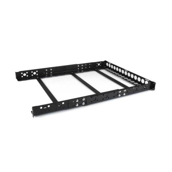 ds-StarTech.com サーバーラック／キャビネット対応スライドレール 19型対応 ブラック UNIRAILS1U 1台