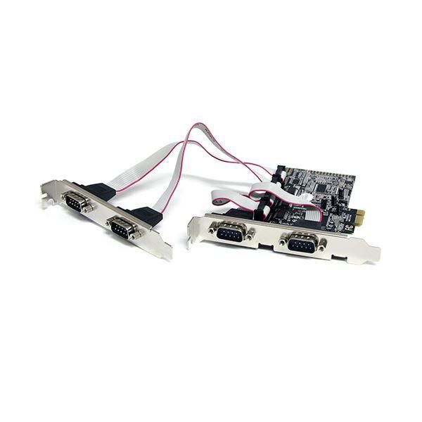 ds-StarTech.com 16550 UART対応4ポートRS232C PCIeカード PEX4S553 1個