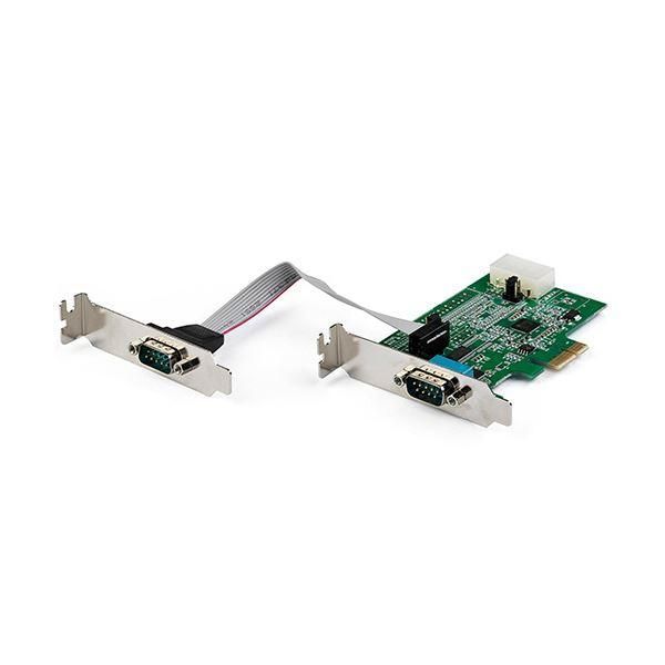 ds-StarTech.com RS232Cシリアル2ポート増設PCIeカード PEX2S953LP 1個