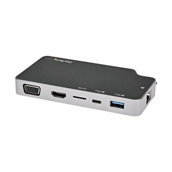 ds-StarTech.com USBマルチポートハブ ブラック&グレー CDP2HVGUASPD 1台