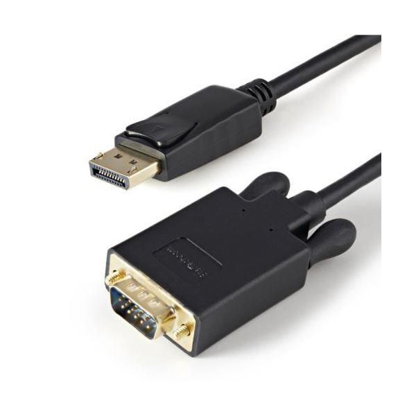 ds-StarTech.com DisplayPort-VGA変換ケーブル 90cm ブラック DP2VGAMM3B 1本 6,608円