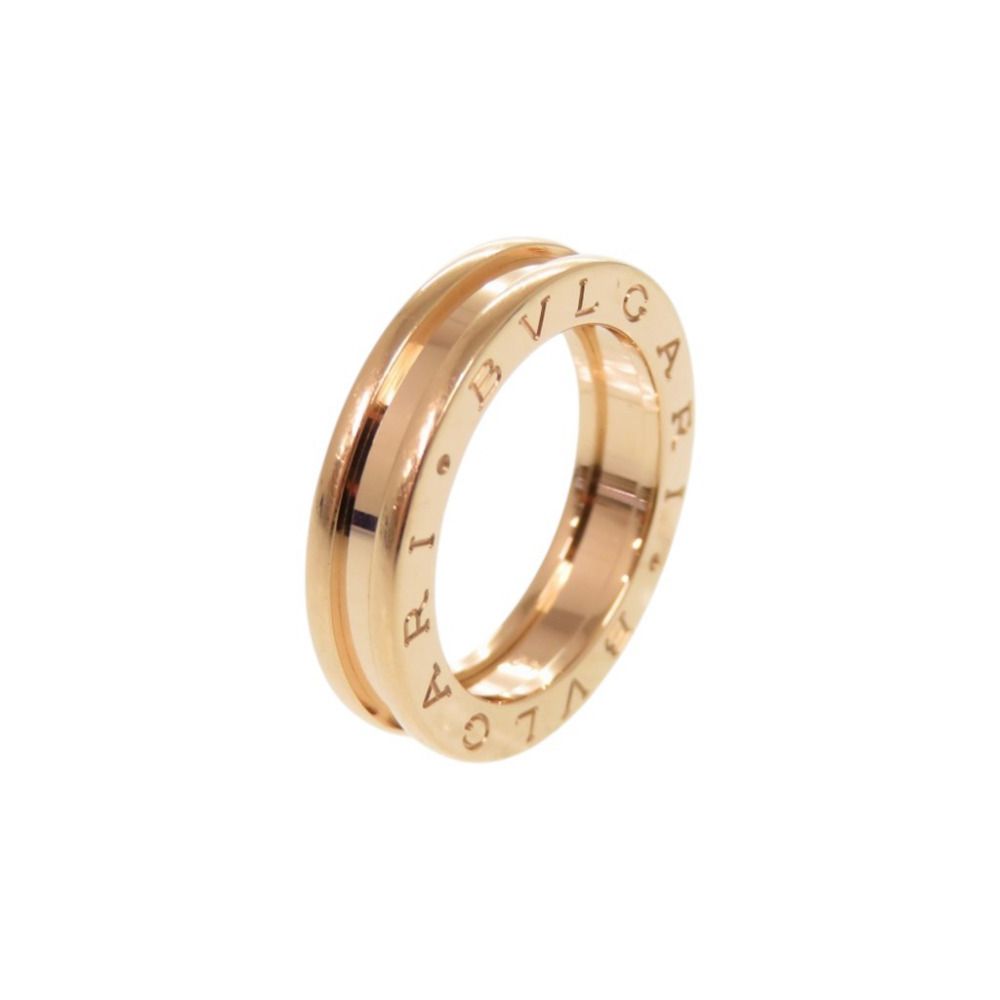 美品 ブルガリ ビーゼロワン 1バンド K18PG 750PG #52 ピンクゴールド リング 指輪 ジュエリー 1410 BVLGARI