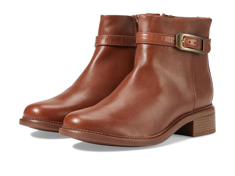クラークス レディース シューズ ブーツ・レインブーツ Clarks Maye Grace Tan Leather タン