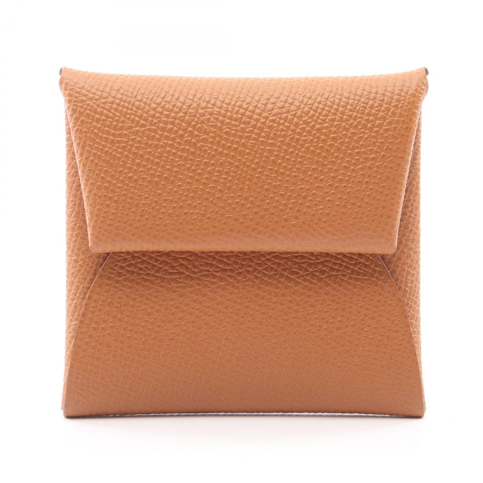 エルメス HERMES コインケース バスティア ゴールド レザー バスティア ゴールド レディース Used A