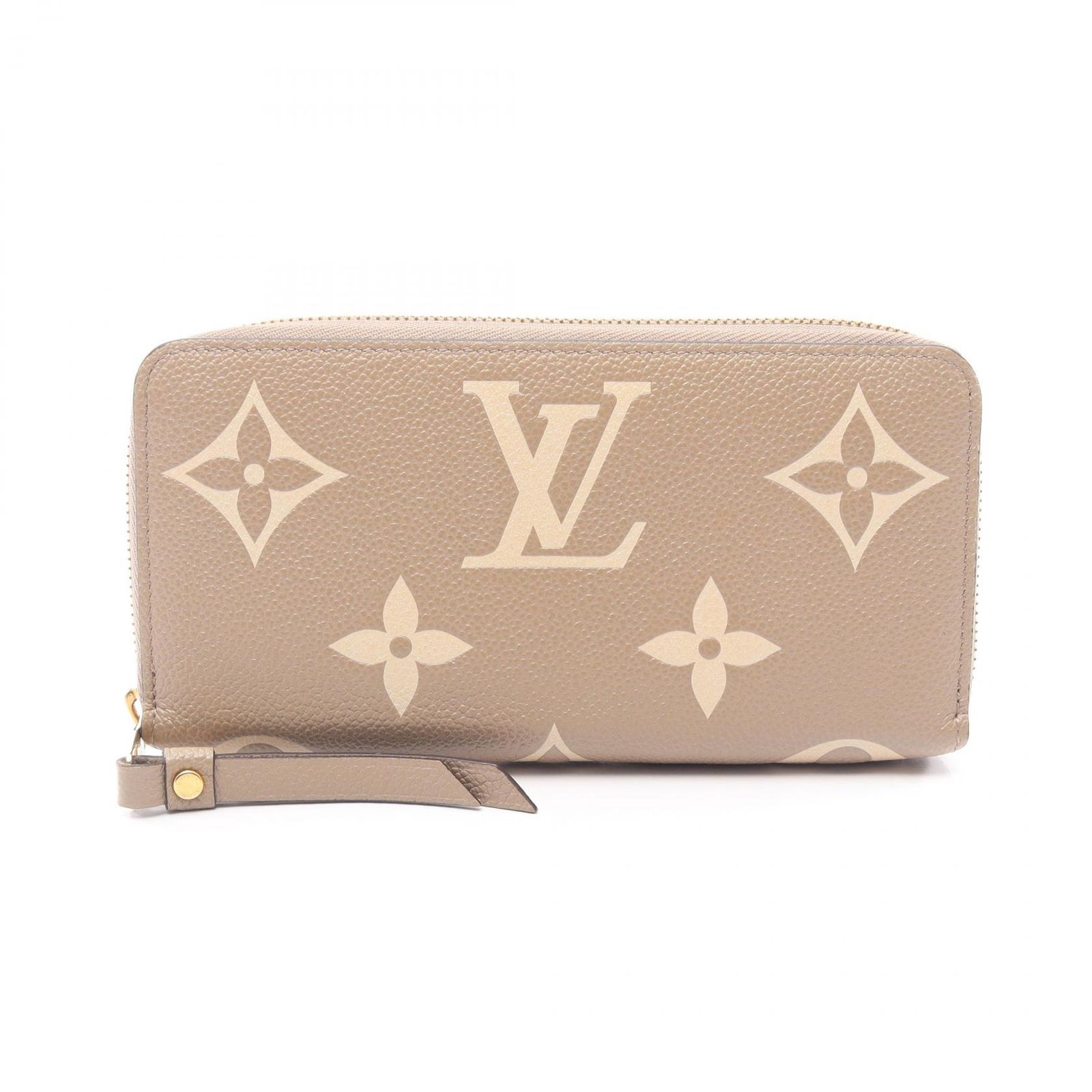 ルイ・ヴィトン LOUIS VUITTON ラウンド長財布 ジッピーウォレット バイカラー M69794 トゥルトレールクレーム レザー ジッピー・ウォレット レディース Used A 69,740円