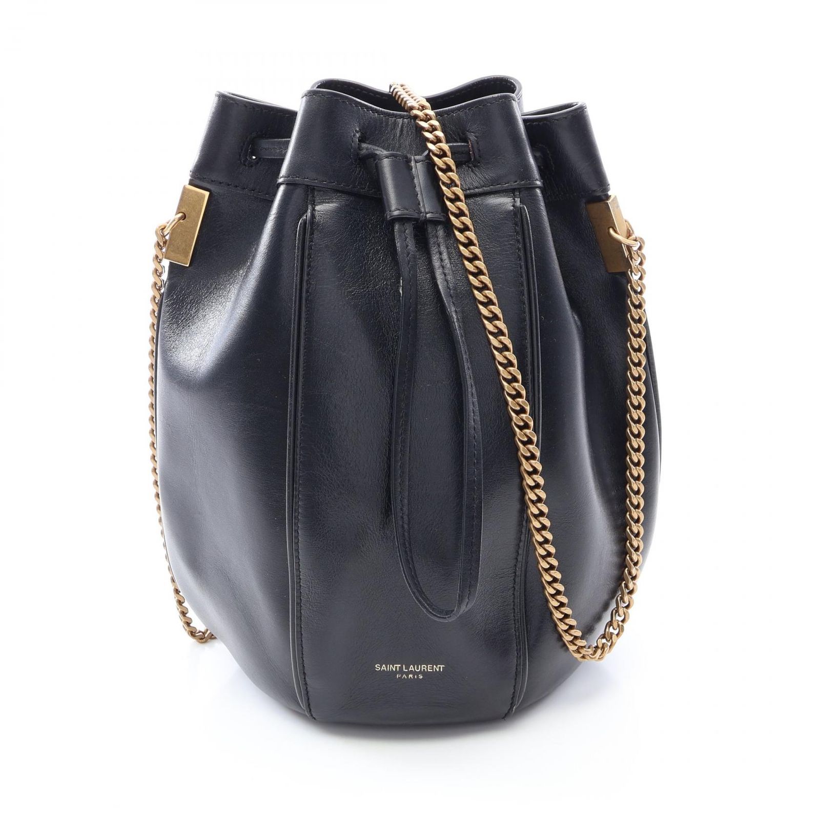 サンローランパリ SAINT LAURENT PARIS ショルダーバッグ THALITHA タリサ 554242 ブラック レザー タリサ レディース Used A