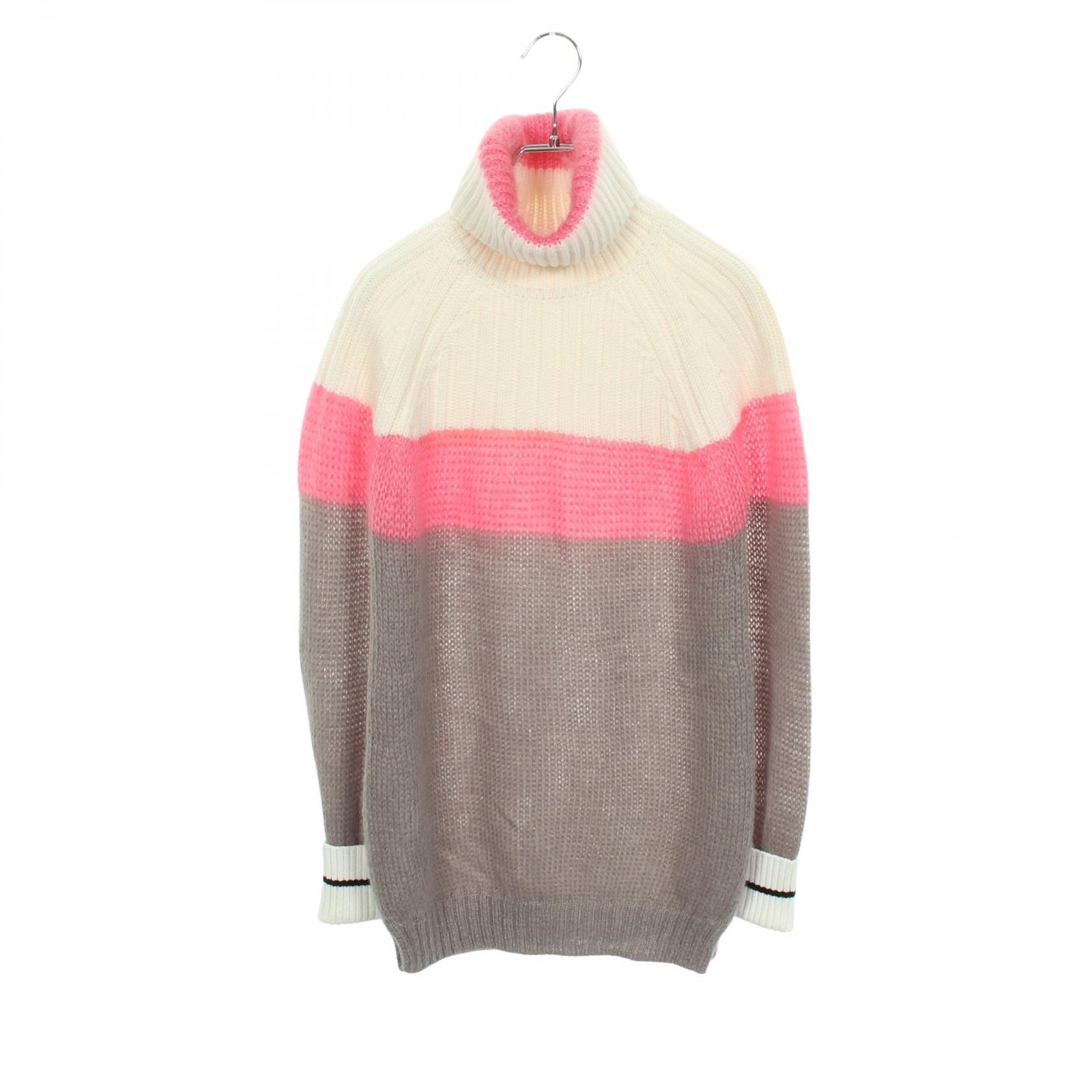 フェンディ FENDI セーター タートルネック リブ ウール セーター レディース Used A