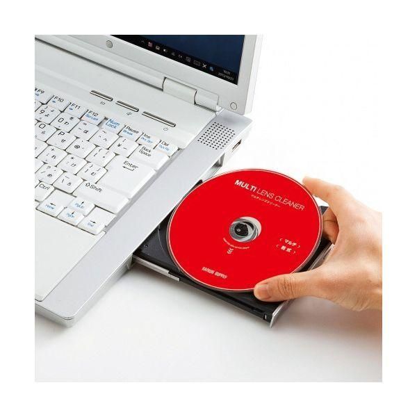 ds-（まとめ） サンワサプライ マルチレンズクリーナー 乾式 CD-MDDN 1個 〔×5セット〕