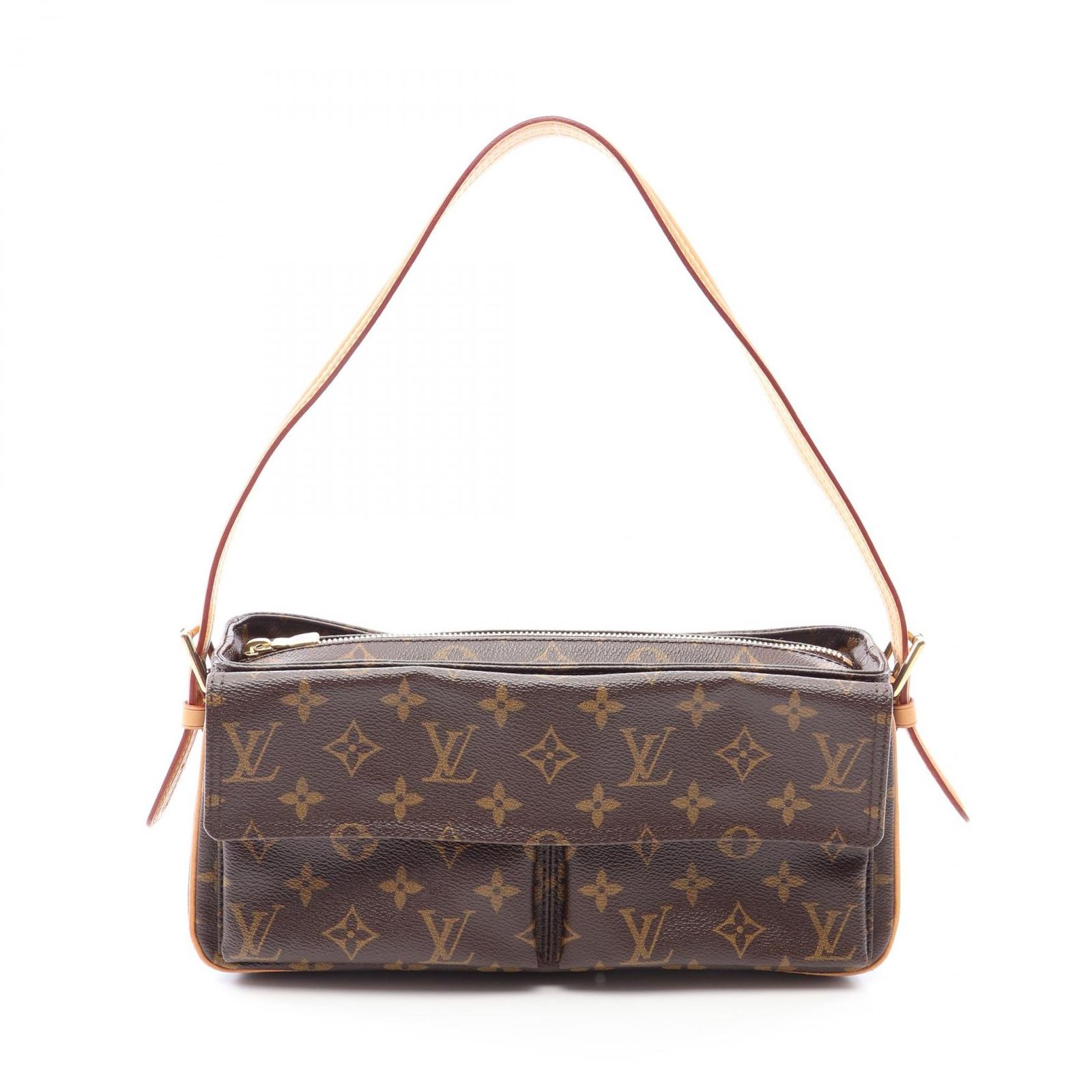 ルイ・ヴィトン LOUIS VUITTON ショルダーバッグ ヴィバシテMM M51164 PVCコーティングキャンバス レザー ヴィバ・シテMM レディース Used A