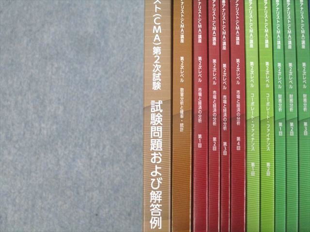 日本証券アナリスト協会 証券アナリスト(CMA)講座 第2次レベル 市場と