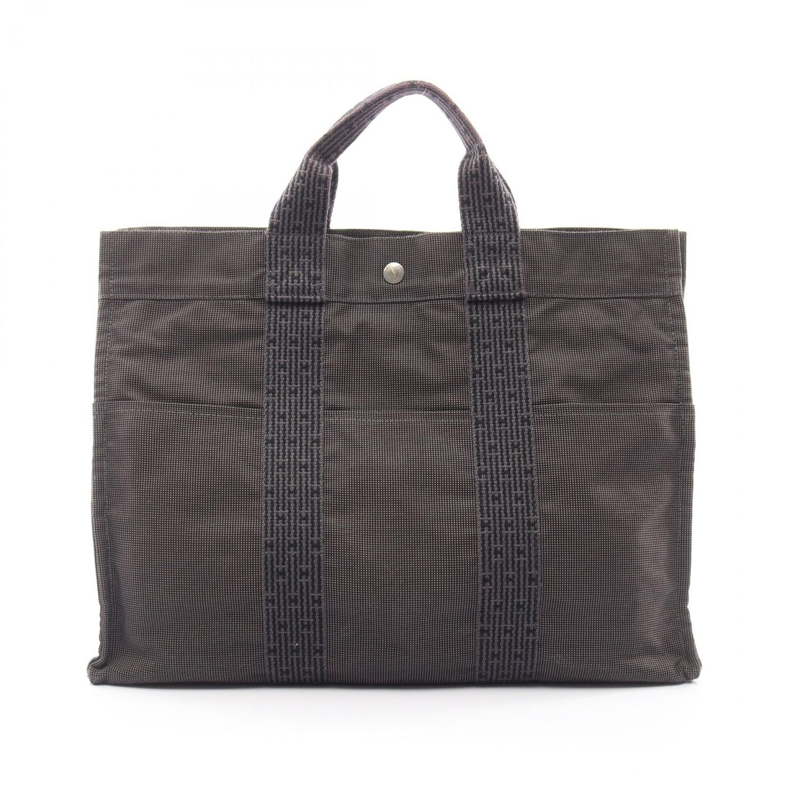 エルメス HERMES トートバッグ エールラインMM グレー その他 エールライントートMM グレー ユニセックス Used B