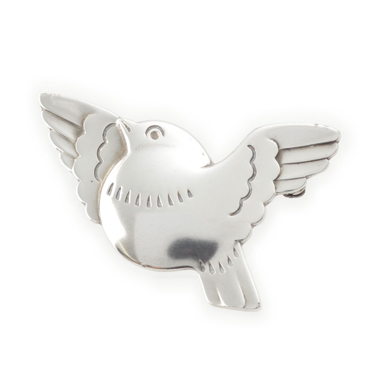 ジョージジェンセン 鳥 ブローチ アクセサリー 925S シルバー 11.9g【中古】