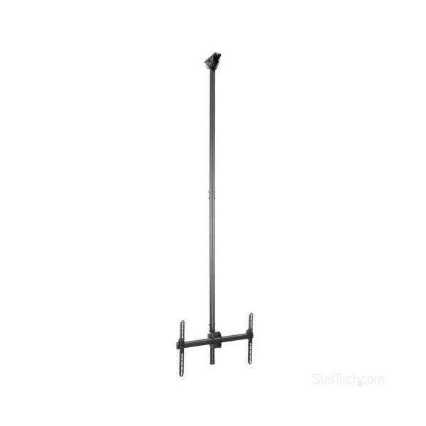 ds-StarTech.com 薄型液晶テレビ天吊り金具 32-75型 VESA規格対応 ブラック FPCEILPTBLP 1台