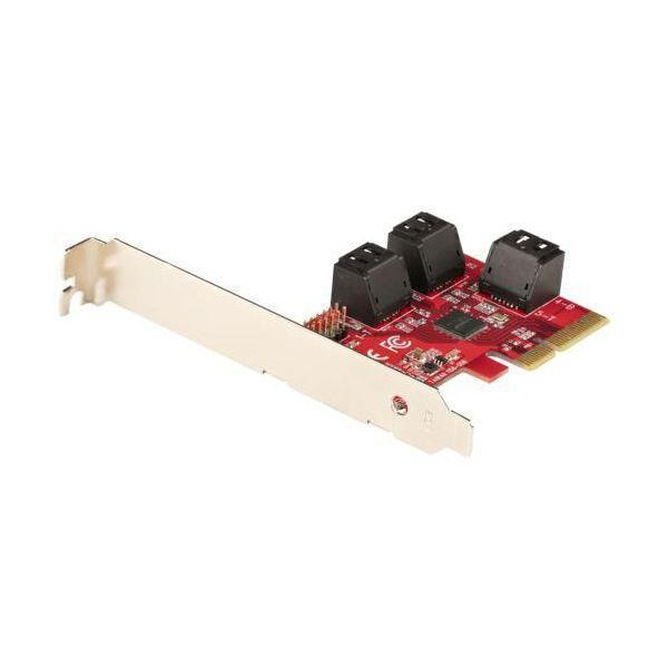 ds-StarTech.com SATA 6ポート増設PCI Expressインターフェースカード 6P6G-PCIE-SATA-CARD1個