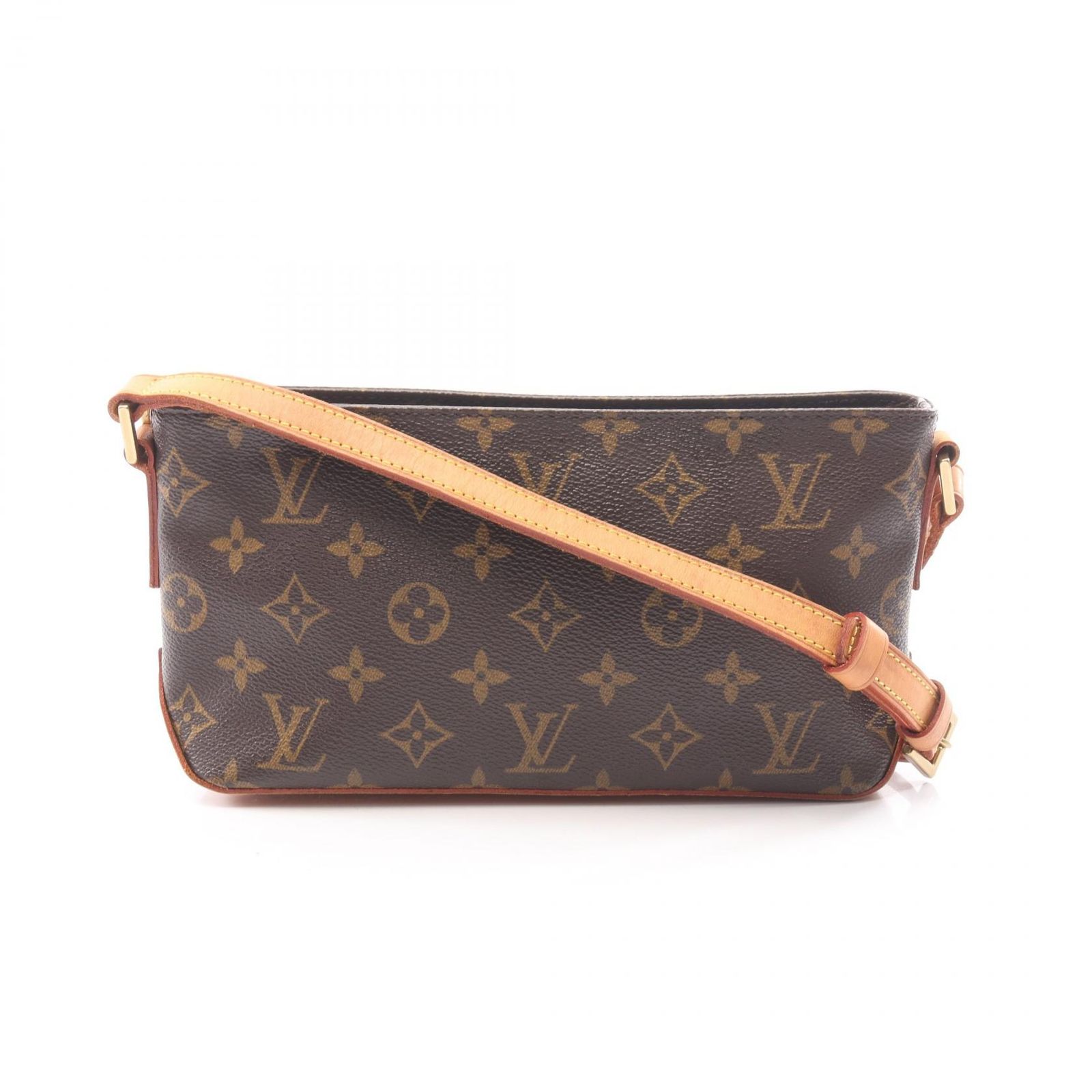 ルイ・ヴィトン LOUIS VUITTON ショルダーバッグ トロター モノグラム M51240 PVCコーティングキャンバス レザー トロター レディース Used B