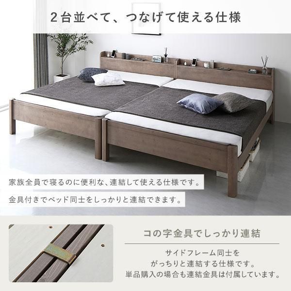 ベッド ホワイト ダブル ボンネルコイルマットレス付きds-2151022 ds