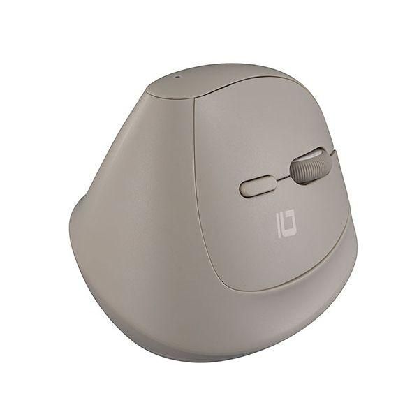 ds-ナカバヤシ PICK Bluetoothミニエルゴ静音5ボタンBlueLEDマウス グレージュ MUS-BKF223GY