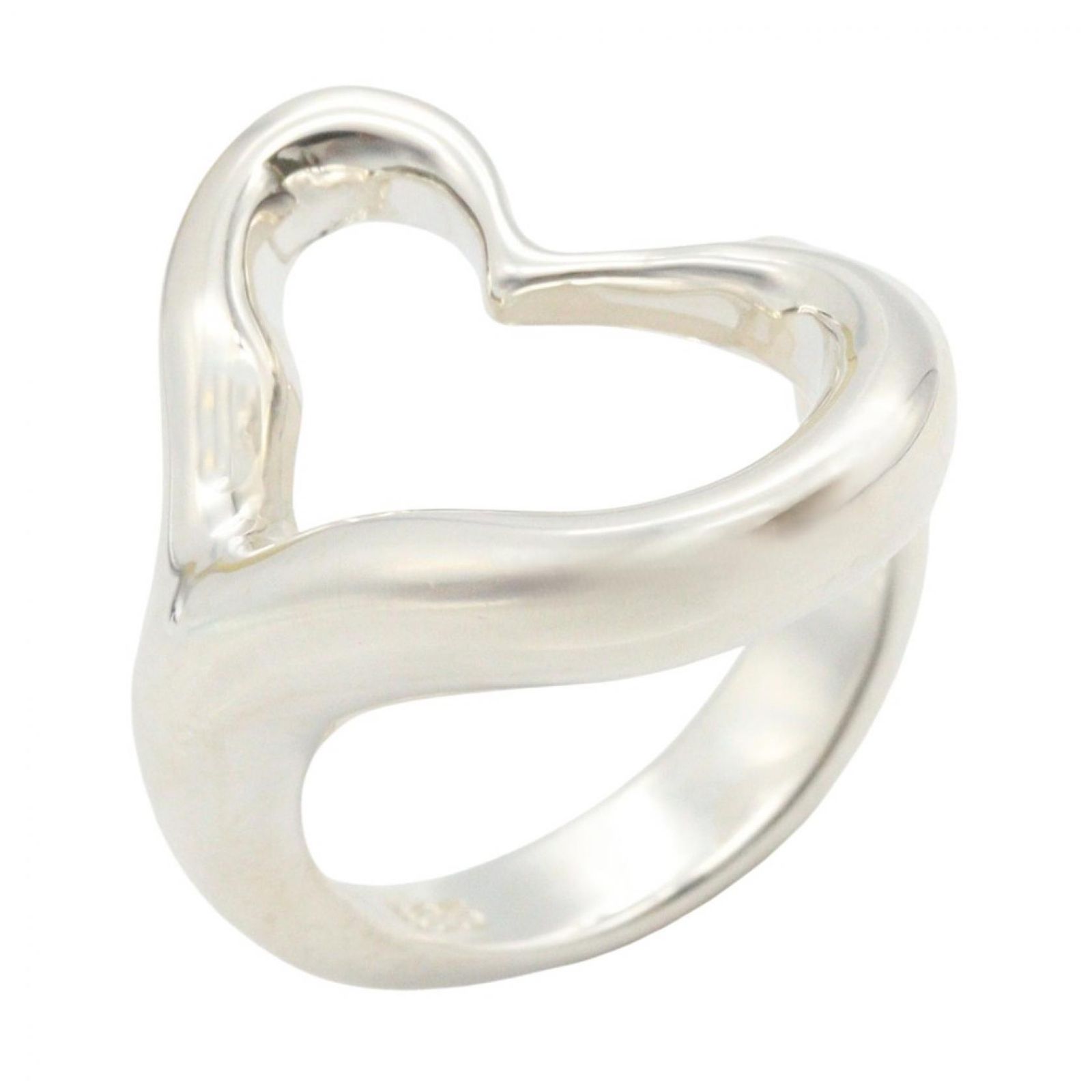 ティファニー TIFFANY＆CO リング・指輪 オープンハート リング #7 シルバー925 オープンハート リング レディース Used A