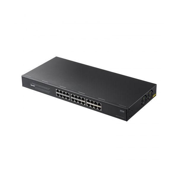 ds-サンワサプライ レイヤー2ギガビット対応PoEスイッチングハブ 24ポート ブラック LAN-GIGAPOE2401 60,588円