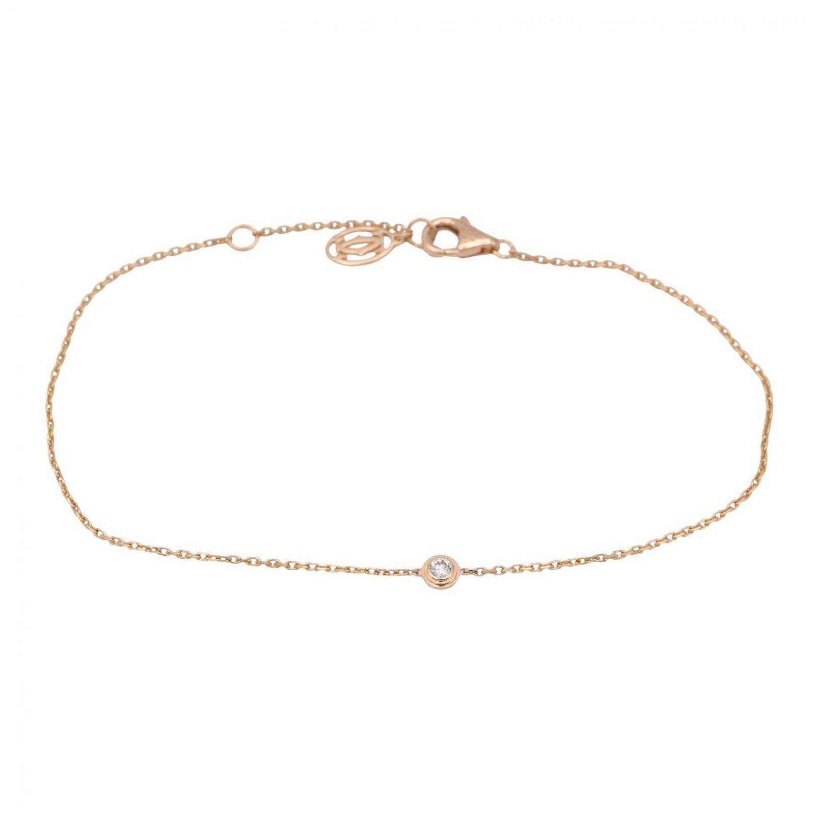 カルティエ CARTIER ブレスレット ダムール XS ブレスレット B6045717 腕回り16.5/18.5㎝ K18PG（ピンクゴールド） ダイヤモンド ダムール XS ブレスレット レディース