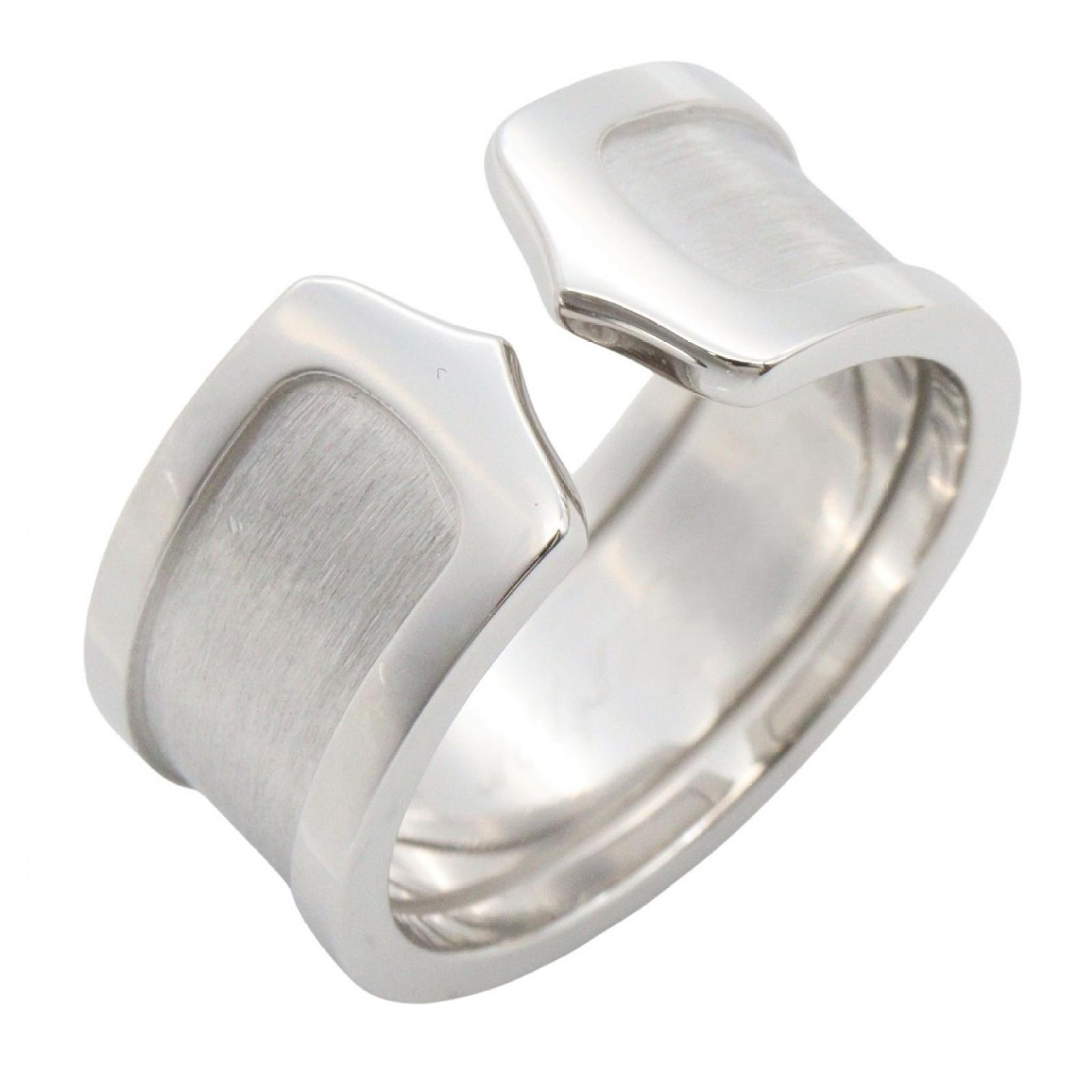 カルティエ CARTIER リング・指輪 C2 リング ラージ K18WG（ホワイトゴールド） C2 リング ラージ ユニセックス Used A