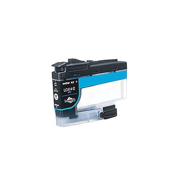 ds-（まとめ） BROTHER ブラザー LC414C インクカートリッジ シアン（純正品） 〔×3セット〕