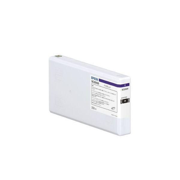 ds-EPSON エプソン SC33V20 インクカートリッジ バイオレット 〔純正品〕