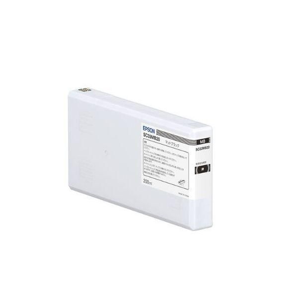 ds-EPSON エプソン SC33MB20 インクカートリッジ マットブラック 〔純正品〕