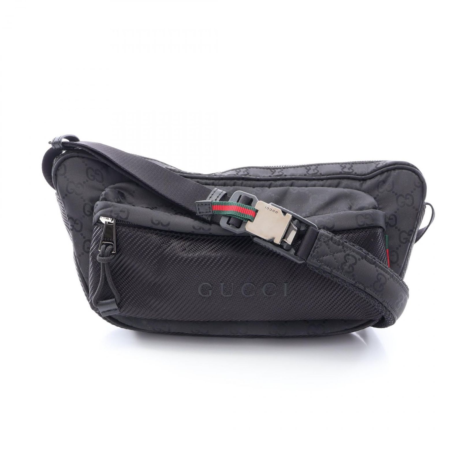 GUCCI グッチ GGナイロン シェリーライン ショルダーバッグ