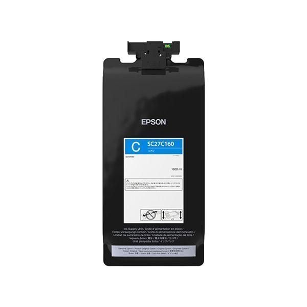 ds-EPSON エプソン SC27C160インクカートリッジ シアン 〔純正品〕
