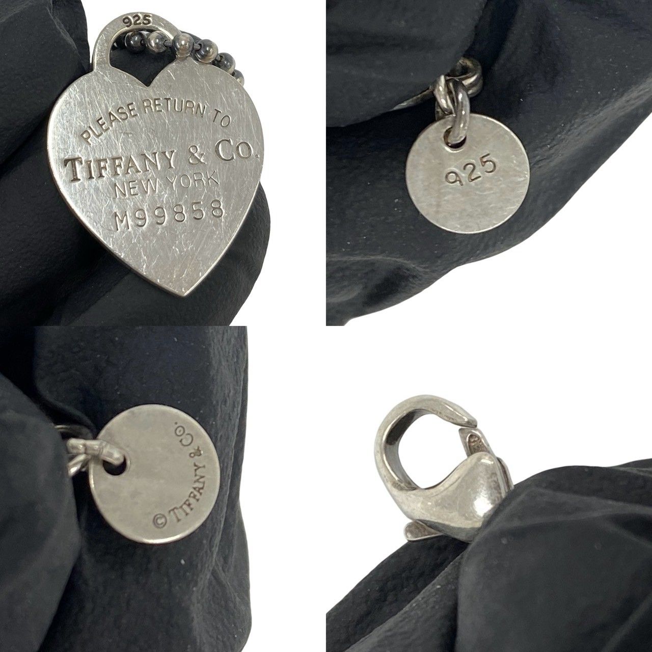 極 美品 TIFFANY&Co. ティファニー リターントゥ ハートタグ 