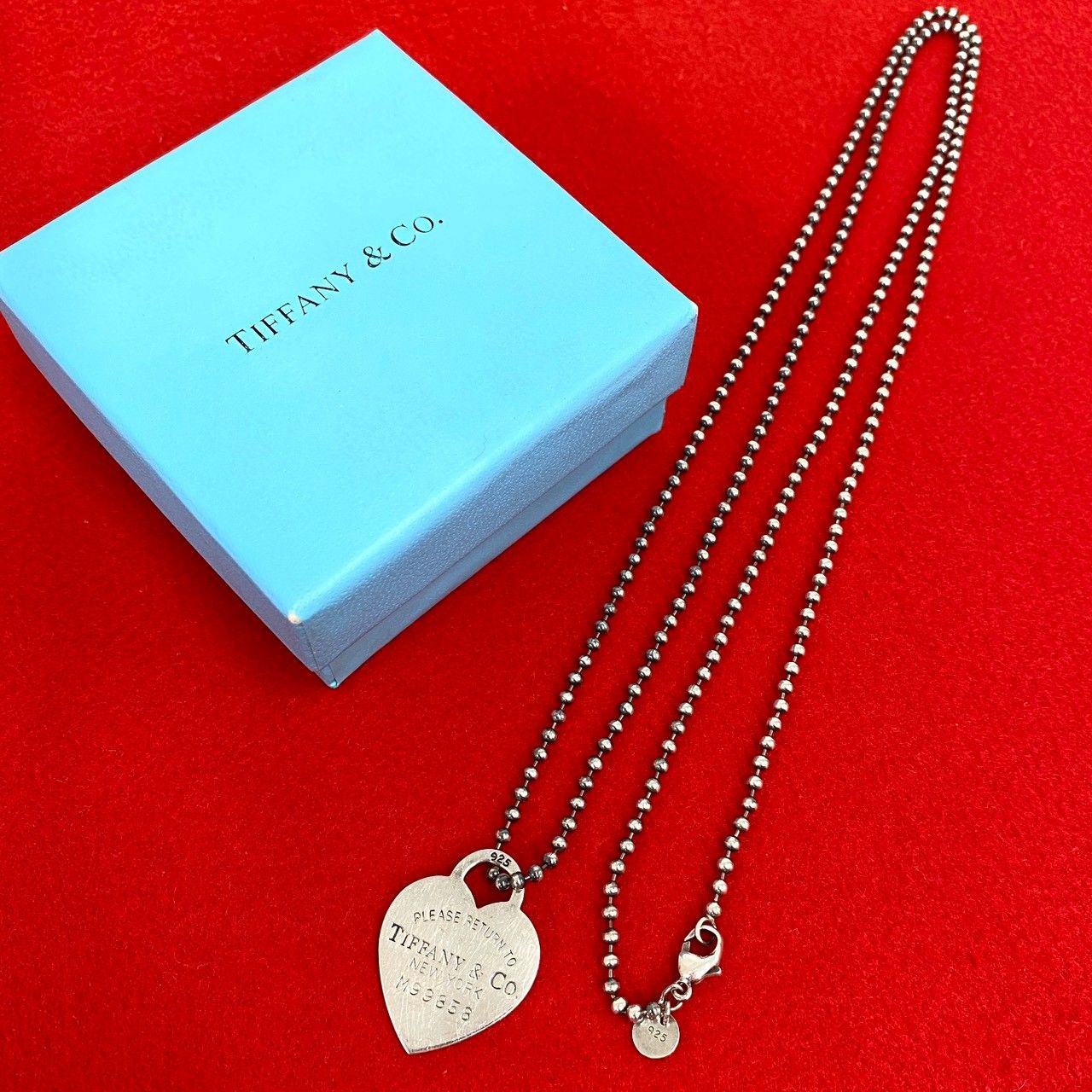 極 美品 TIFFANY&Co. ティファニー リターントゥ ハートタグ 