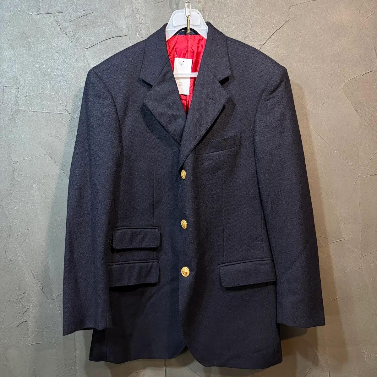 46R Di Barna 1969 Italy ゴールド ウール ブレーザー ジャケット