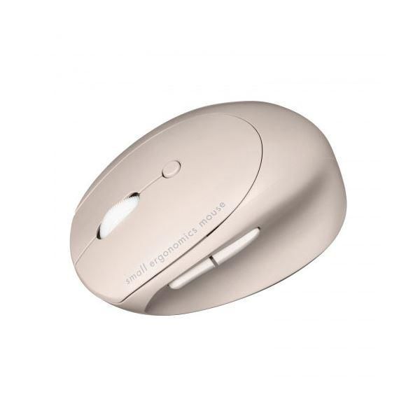 ds-サンワサプライ 静音Bluetooth小型エルゴノミクスマウス 充電式 5ボタン ベージュ MA-EBBS522BG 6,599円
