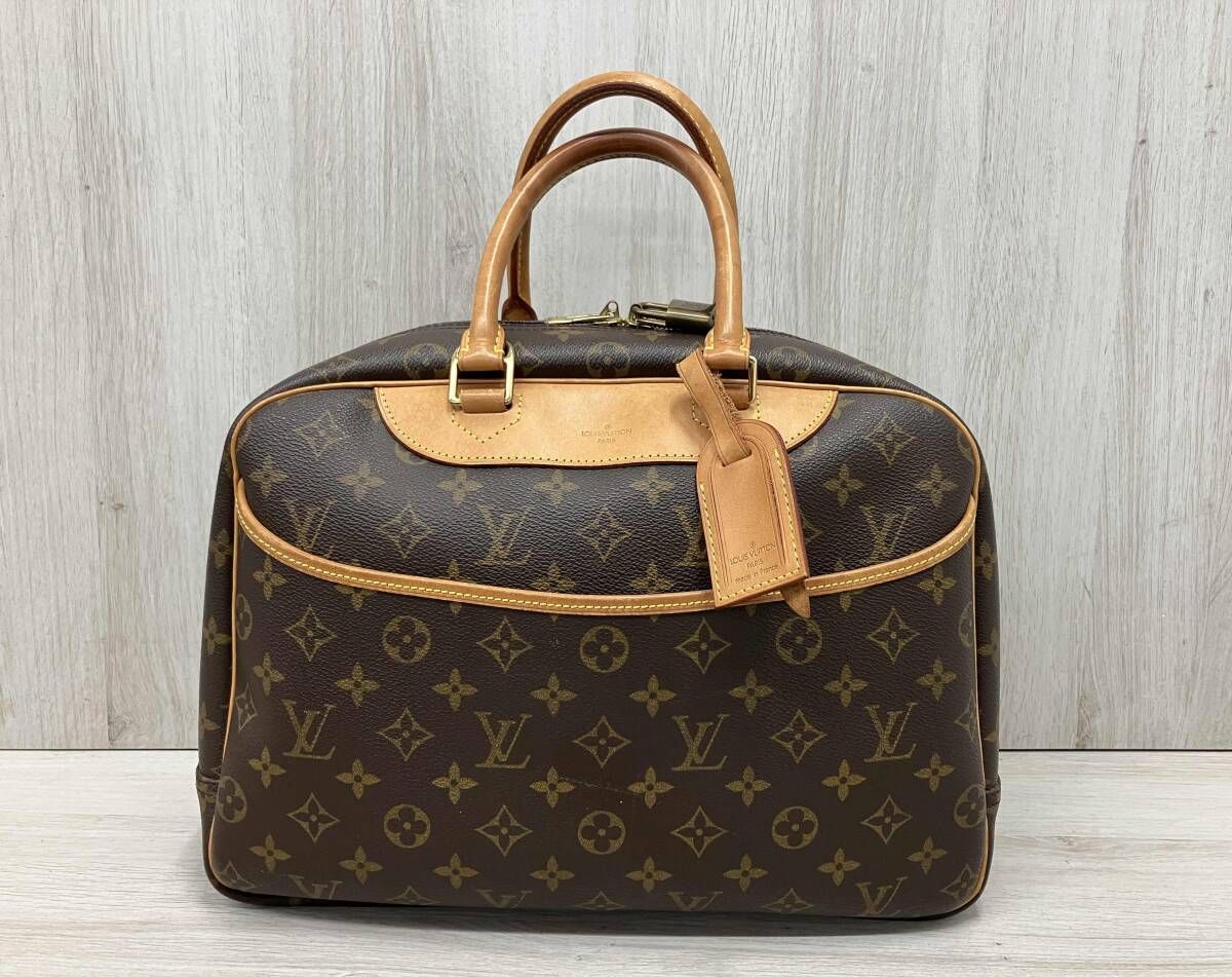 ルイヴィトン　LOUIS VUITTON／モノグラム MB0040／ボーリングバニティ(旧ドーヴィル) ハンドバッグ　鑑定書・パドロック付(キー欠品)