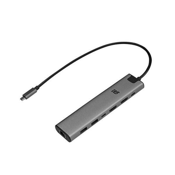 ds-ラトックシステム デュアルディスプレイアダプター(最大4K60Hz、PD・LAN・USBハブ搭載) RS-UCHD2-PHL