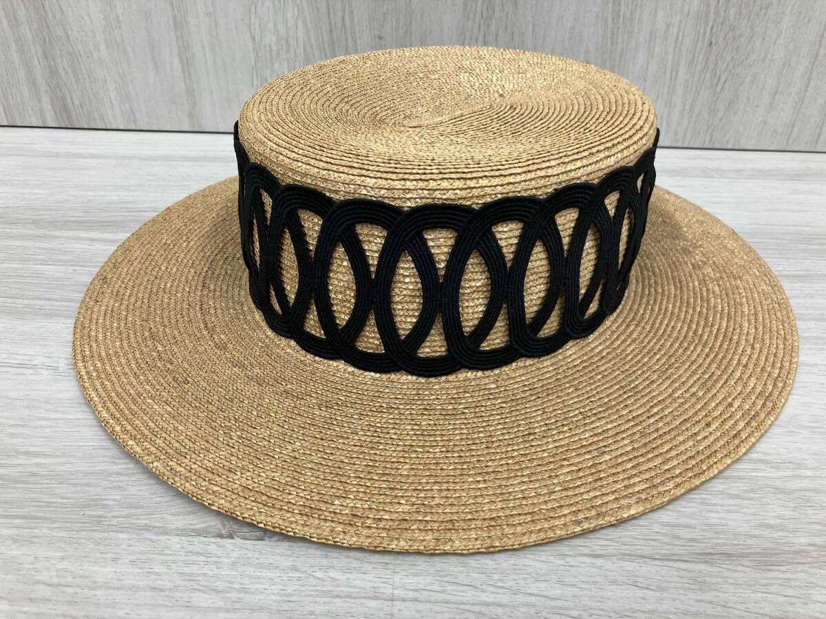 UN3D. ストローハット 521711000101 サイズF 57cm 麦わら帽子 9,080円