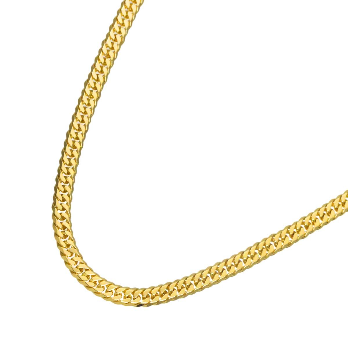 K18 喜平 ネックレス 60cm 6面ダブル 10.0g 幅2.3mm イエローゴールド 750 キヘイ kihei necklace 90336614
