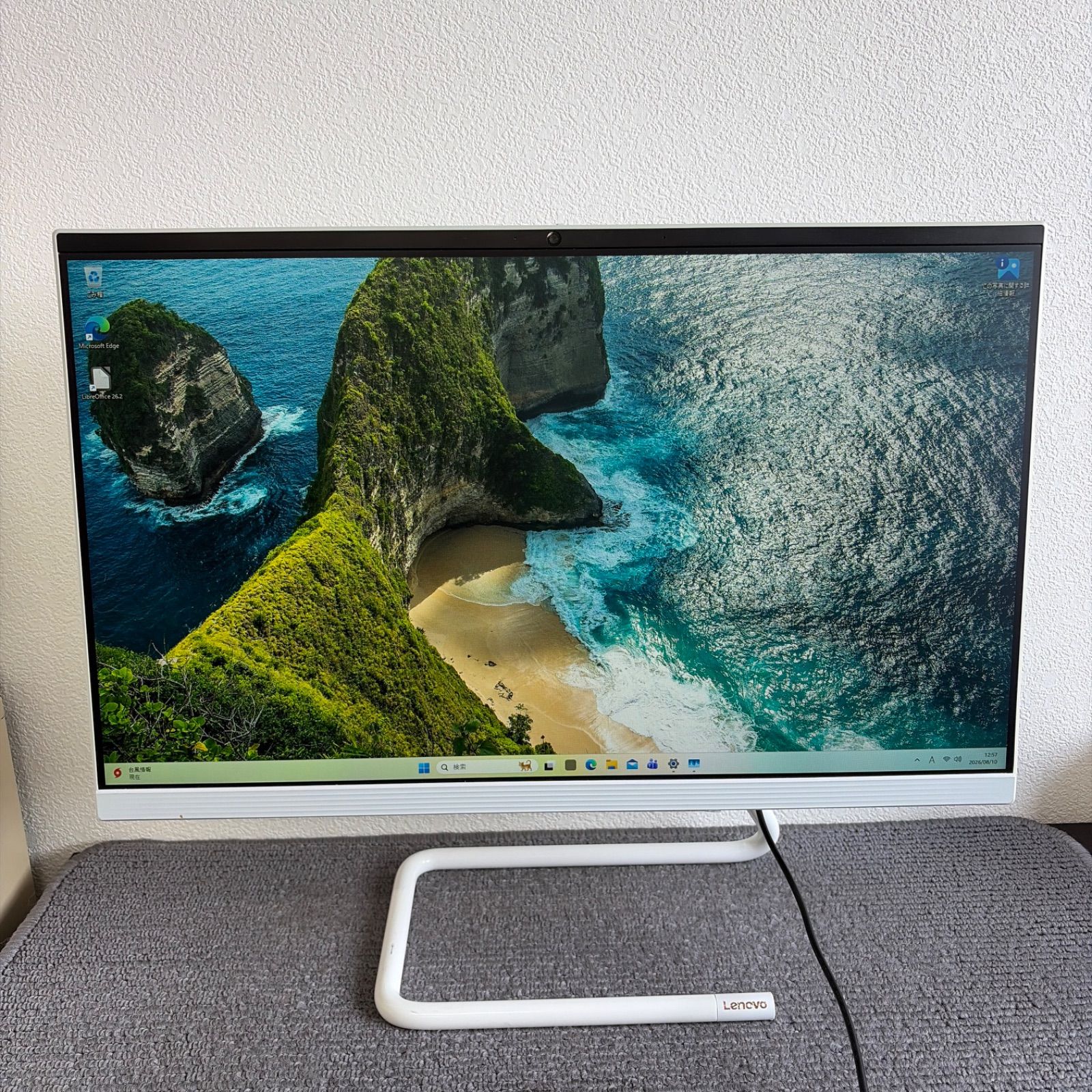 Lenovo F0ER003UJP 一体型 celeron G4930T 4GB Lenovo 一体型 F0ER003UJP ideacentre A340-24ICK celeron G4930T