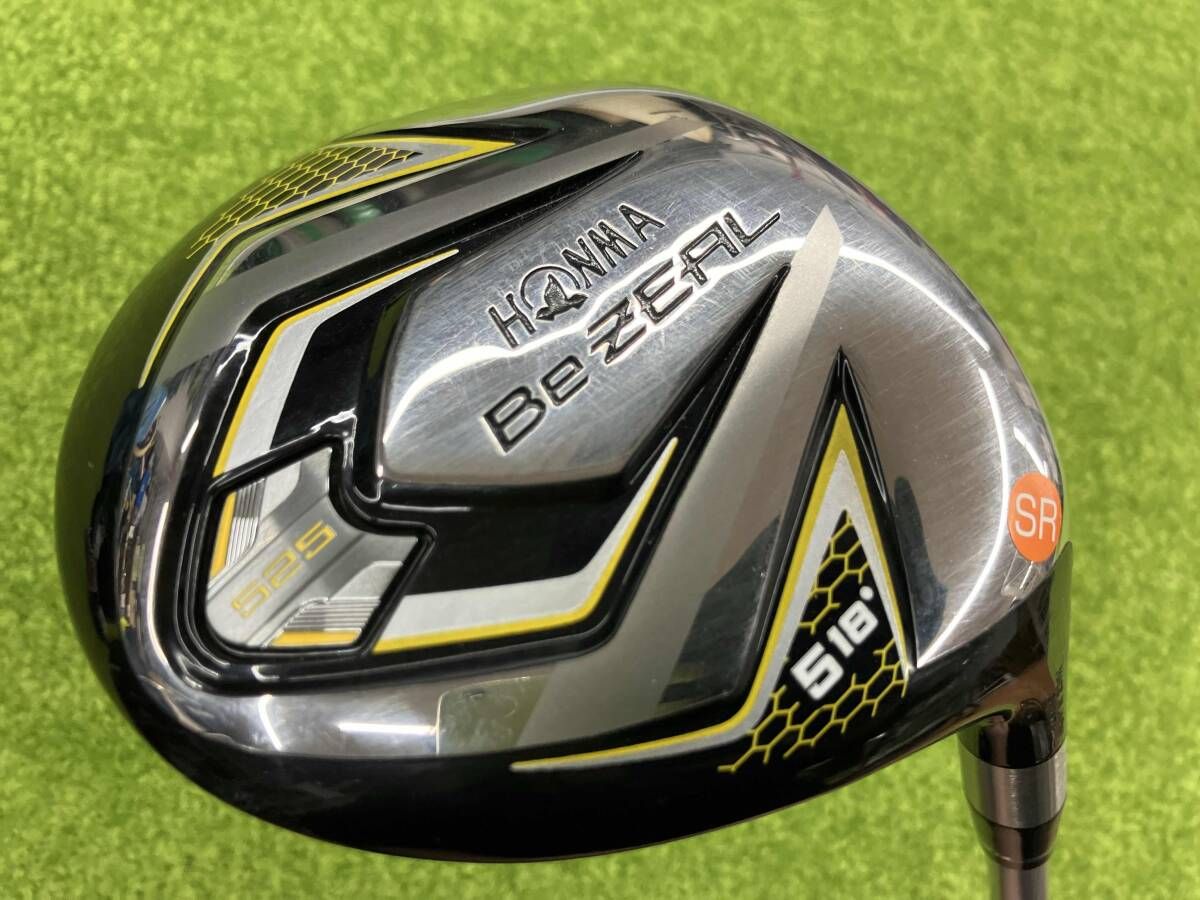 ホンマゴルフ HONMA GOLF フェアウェイ Be ZEAL 525 5番 18度 VIZARD 48 フレックスSR ヘッドカバー無し