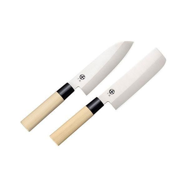 ds-千歳 モリブデン鋼和包丁2本セット 〔美味しい思い出を紡ぐ千歳(ちとせ)シリーズ〕 C7142085