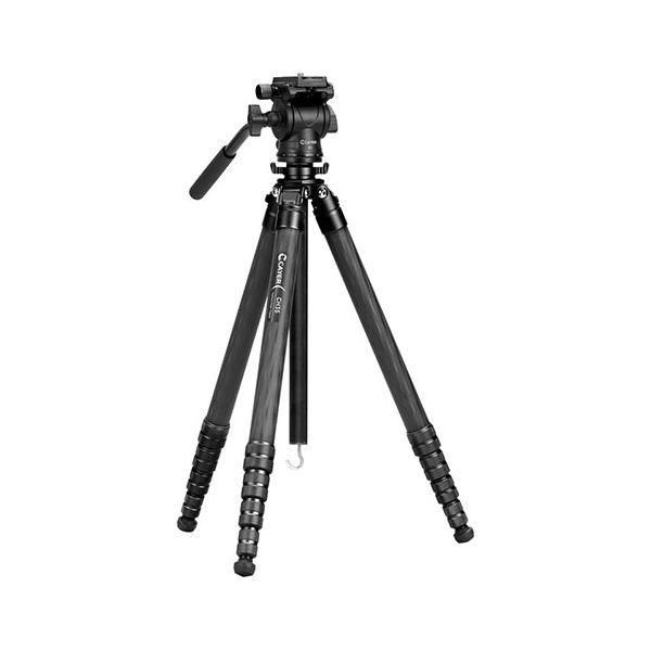 ds-CAYER カイヤー コンパクトカーボン三脚 CH35S1 5段 脚径22mm ブラック VCAYER-CH35S1BK