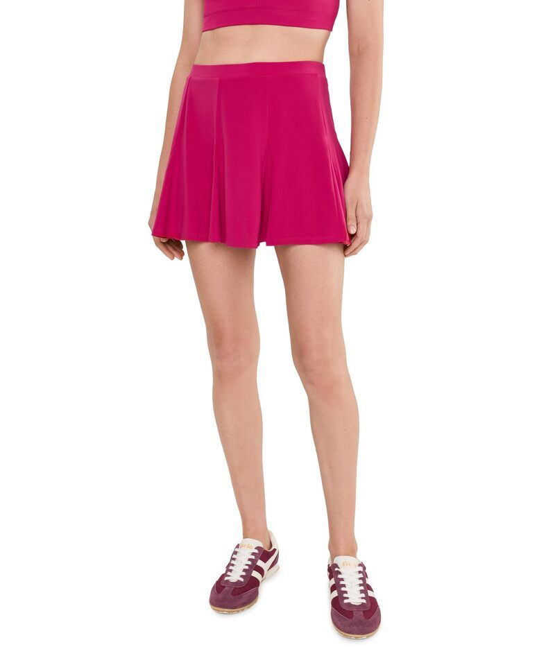 ビヨンドヨガ レディース ボトムスカート Beyond Yoga Flounce This Way Skirt Sangria