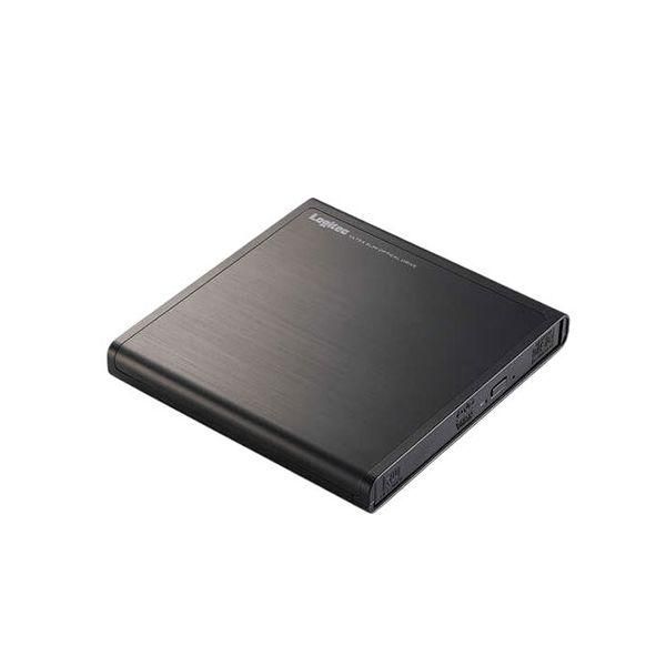 ds-ロジテック USB-A ポータブルDVDドライブ 再生 編集 書き込み ブラック LDR-PMM8U2VBK